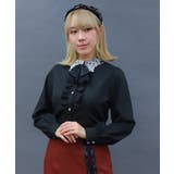 黒 | ゴシックバタフライ刺繍ブラウス | axes femme