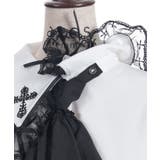 クロス刺繍ビッグ襟ブラウス | axes femme | 詳細画像17 