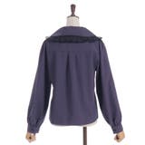 クロス刺繍ビッグ襟ブラウス | axes femme | 詳細画像21 