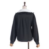 クロス刺繍ビッグ襟ブラウス | axes femme | 詳細画像29 