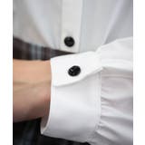 クロス刺繍ビッグ襟ブラウス | axes femme | 詳細画像7 