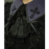 クロス刺繍ビッグ襟ブラウス | axes femme | 詳細画像9 