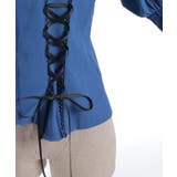 フレア袖レースアップブラウス | axes femme | 詳細画像10 