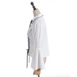 フレア袖レースアップブラウス | axes femme | 詳細画像15 