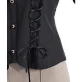 フレア袖レースアップブラウス | axes femme | 詳細画像26 