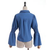 フレア袖レースアップブラウス | axes femme | 詳細画像8 