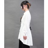 襟金具フィッシュテールブラウス | axes femme | 詳細画像2 