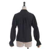 シャーリングボウタイブラウス | axes femme | 詳細画像10 