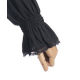 シャーリングボウタイブラウス | axes femme | 詳細画像14 