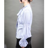 シャーリングボウタイブラウス | axes femme | 詳細画像2 