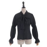 シャーリングボウタイブラウス | axes femme | 詳細画像8 