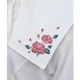 薔薇刺繍付け襟セットブラウス | axes femme | 詳細画像4 