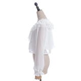 オフショルシフォンブラウス | axes femme | 詳細画像15 