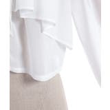 オフショルシフォンブラウス | axes femme | 詳細画像18 