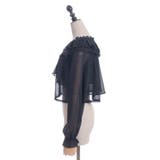 オフショルシフォンブラウス | axes femme | 詳細画像23 