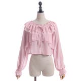 オフショルシフォンブラウス | axes femme | 詳細画像6 