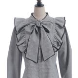 配色ピコレースボウタイブラウス | axes femme | 詳細画像11 