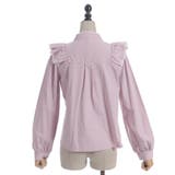 配色ピコレースボウタイブラウス | axes femme | 詳細画像18 