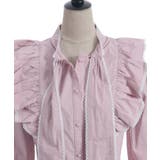 配色ピコレースボウタイブラウス | axes femme | 詳細画像19 