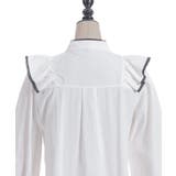 配色ピコレースボウタイブラウス | axes femme | 詳細画像30 