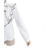 配色ピコレースボウタイブラウス | axes femme | 詳細画像31 