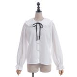 ハートチュールビッグ襟ブラウス | axes femme | 詳細画像11 