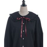 ハートチュールビッグ襟ブラウス | axes femme | 詳細画像18 