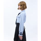 2WAYストライプタイ付ブラウス | axes femme | 詳細画像2