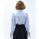 2WAYストライプタイ付ブラウス | axes femme | 詳細画像3