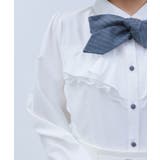 2WAYストライプタイ付ブラウス | axes femme | 詳細画像9