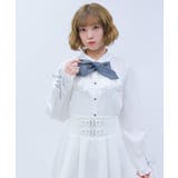 生成り | 2WAYストライプタイ付ブラウス | axes femme