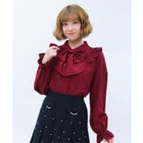 ビッグリボン付き丸襟ブラウス | axes femme | 詳細画像11