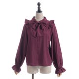 ビッグリボン付き丸襟ブラウス | axes femme | 詳細画像12