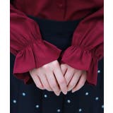 ビッグリボン付き丸襟ブラウス | axes femme | 詳細画像7