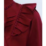 ビッグリボン付き丸襟ブラウス | axes femme | 詳細画像9