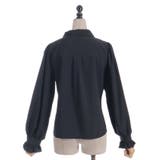 金具使い襟ブラウス | axes femme | 詳細画像13 