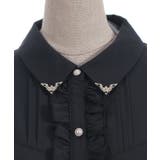 金具使い襟ブラウス | axes femme | 詳細画像14 