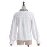 金具使い襟ブラウス | axes femme | 詳細画像20 