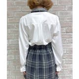 金具使い襟ブラウス | axes femme | 詳細画像3 