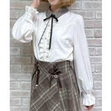 生成り | 金具使い襟ブラウス | axes femme