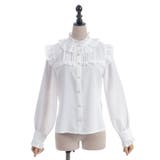 スタンドカラーフリルブラウス | axes femme | 詳細画像12