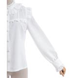 スタンドカラーフリルブラウス | axes femme | 詳細画像17