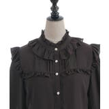 スタンドカラーフリルブラウス | axes femme | 詳細画像22