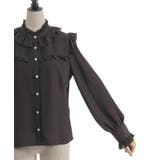 スタンドカラーフリルブラウス | axes femme | 詳細画像24