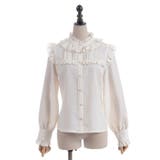 スタンドカラーフリルブラウス | axes femme | 詳細画像25