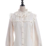 スタンドカラーフリルブラウス | axes femme | 詳細画像28