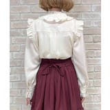 スタンドカラーフリルブラウス | axes femme | 詳細画像3