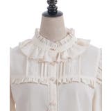 スタンドカラーフリルブラウス | axes femme | 詳細画像30