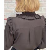 スタンドカラーフリルブラウス | axes femme | 詳細画像9