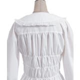 シャーリングフリル丸襟ブラウス | axes femme | 詳細画像18 